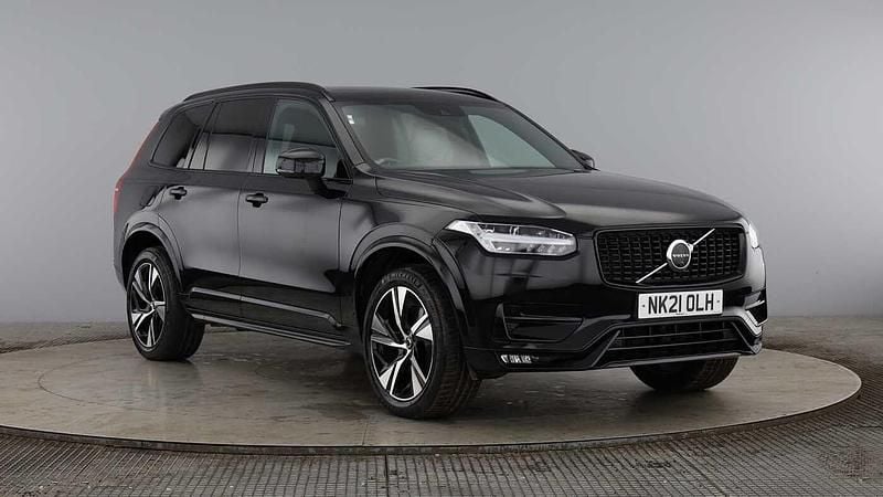 Onyx black Used 2021 Volvo XC90 R-Design SUV | £36,790 (Good price) - Image 1/2