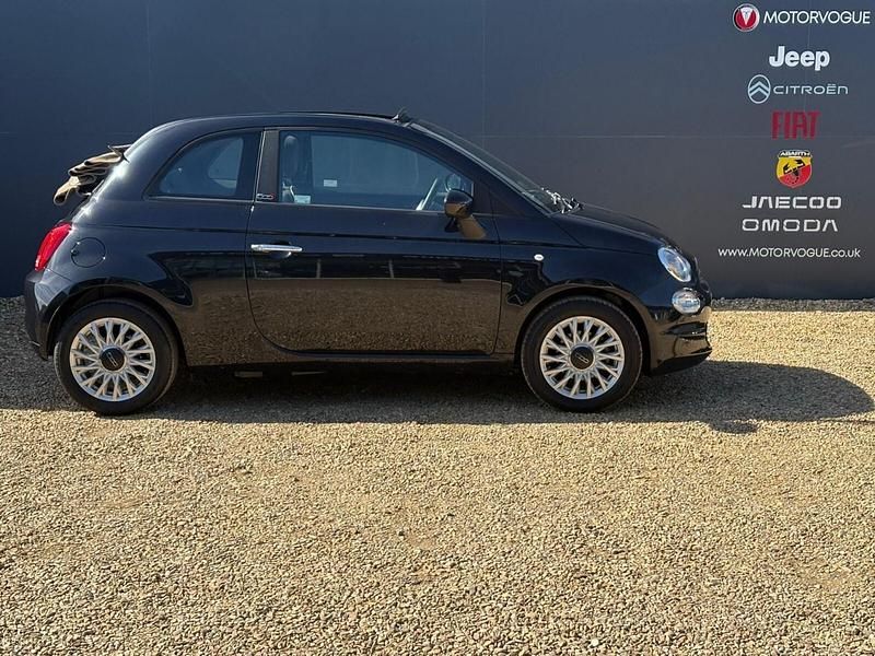 Used Fiat 500 Lounge 70 HP (51 kW) 2021 Black Cabriolet