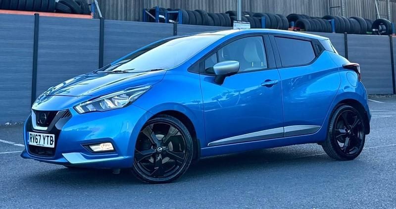 Usado Nissan Micra N-Connecta 2017 Azul Citadino