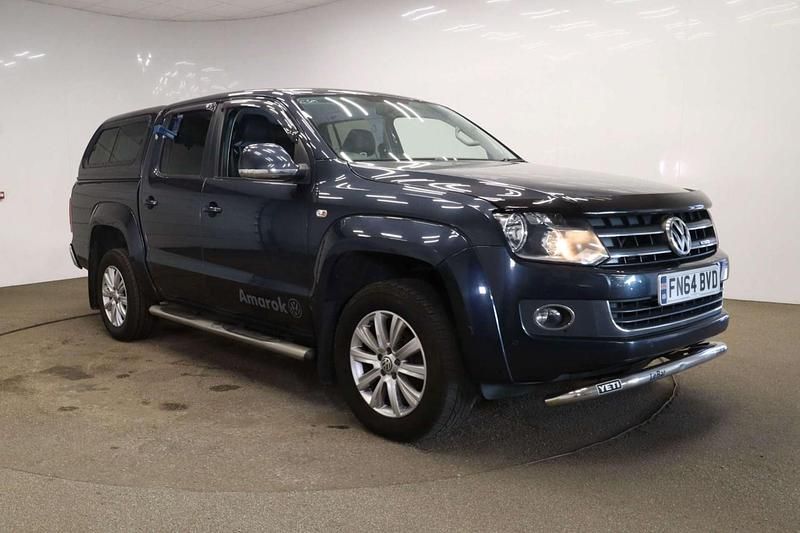 Blue Used 2014 VW Amarok Highline Pickup | £9,950 (Fair price) - Image 1/4