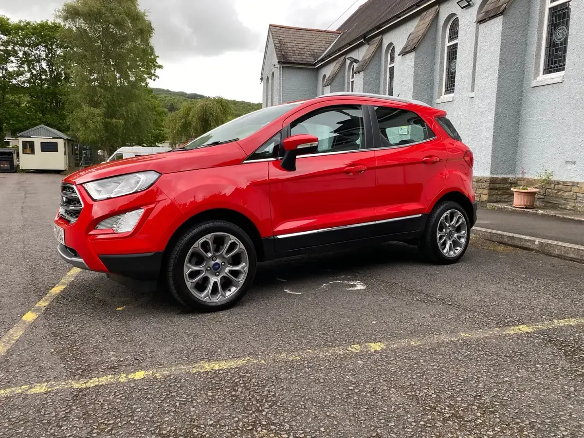 Used Ford Ecosport Titanium 125 HP (91 kW) 2018 Red SUV