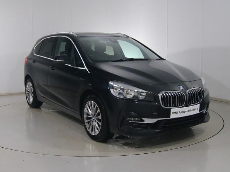 Used BMW 218 Active Tourer Luxury Line 150 HP (110 kW) 2019 Black MPV