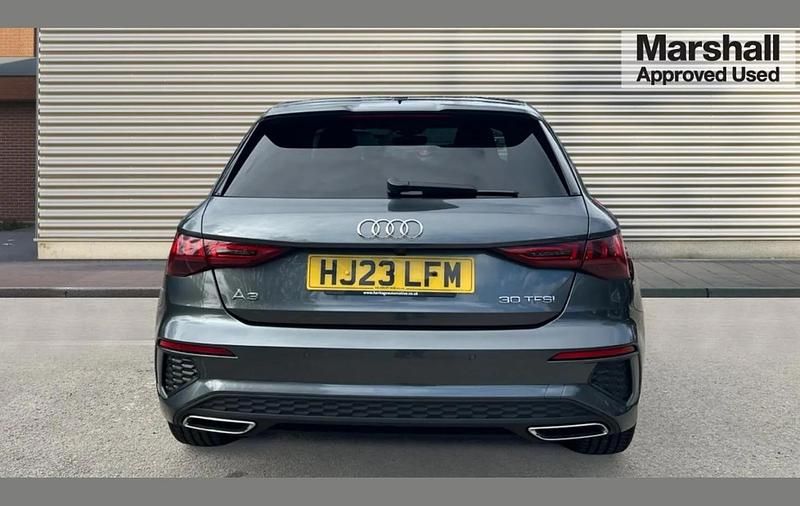 Used Audi A3 S-Line 110 HP (80 kW) 2023 Grey Sedan