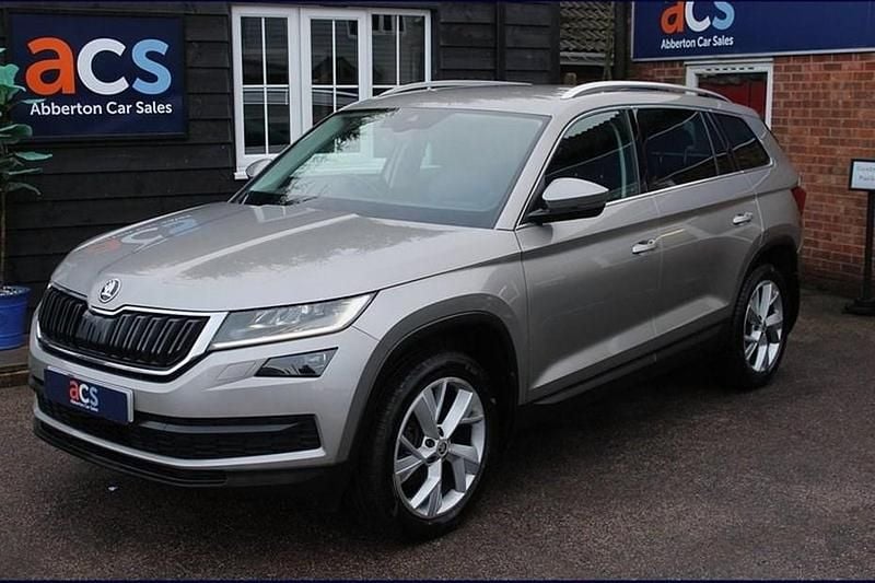 Used Skoda Kodiaq 150 HP (110 kW) 2017 Beige SUV