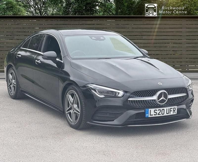 Black Used 2020 Mercedes CLA180 AMG line Sedan | £17,995 (A bit pricey) - Image 1/4