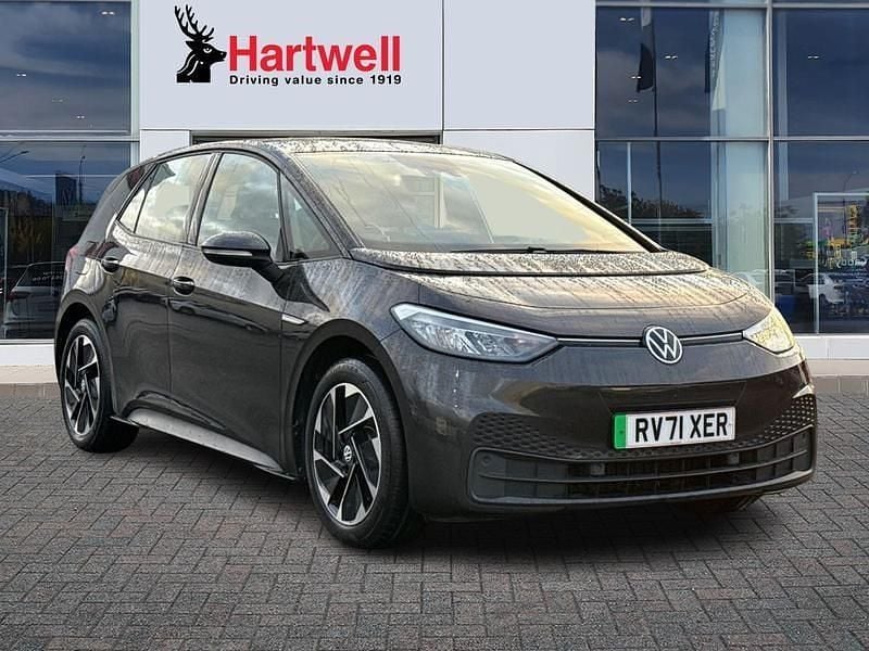 Grey Used 2021 VW ID.3 Pure Hatchback | £14,949 (Fair price) - Image 1/3