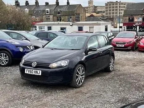 Used VW Golf VI S 105 HP (77 kW) 2010 Black Hatchback