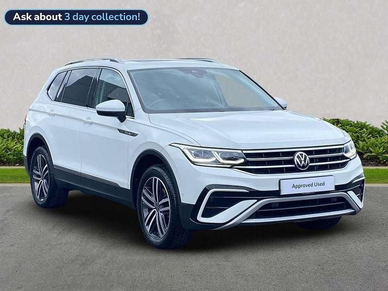 White Used 2022 VW Tiguan Allspace Elegance SUV | £27,150 (Fair price) - Image 1/4