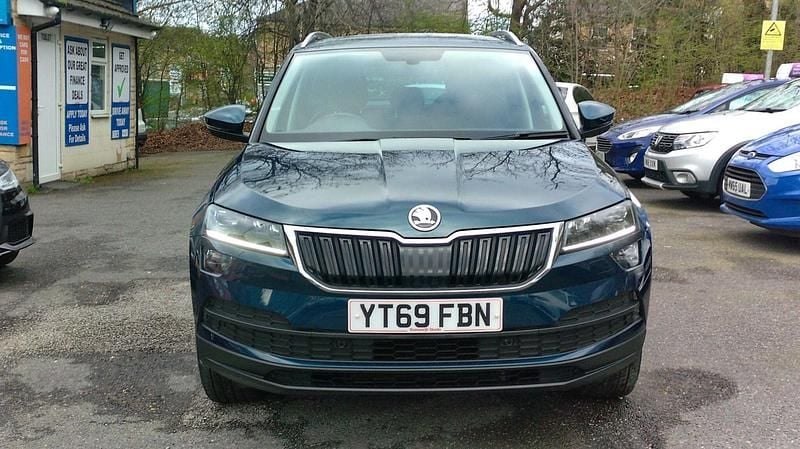 Used Skoda Karoq SE L 115 HP (84 kW) 2019 Blue SUV