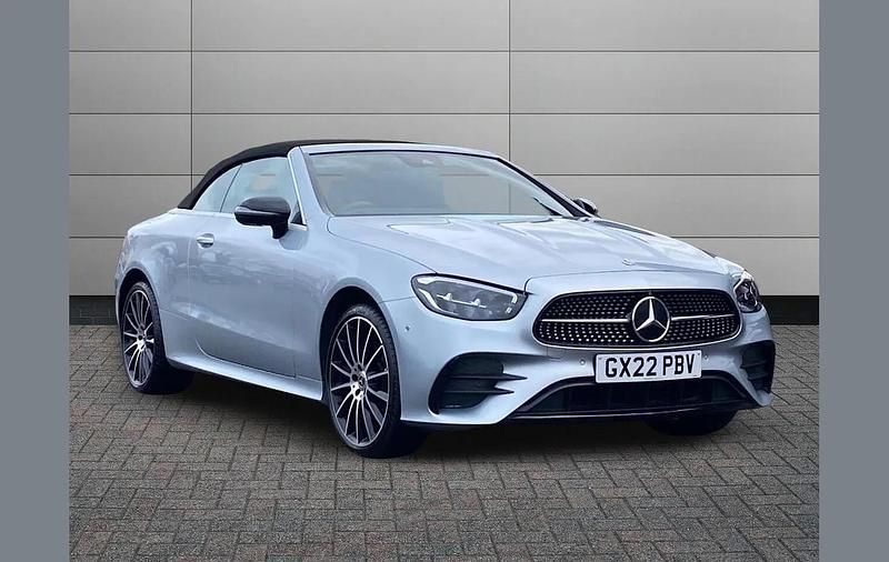 Silver Used 2022 Mercedes E300 AMG line Cabriolet | £32,790 (Fair price) - Image 1/3