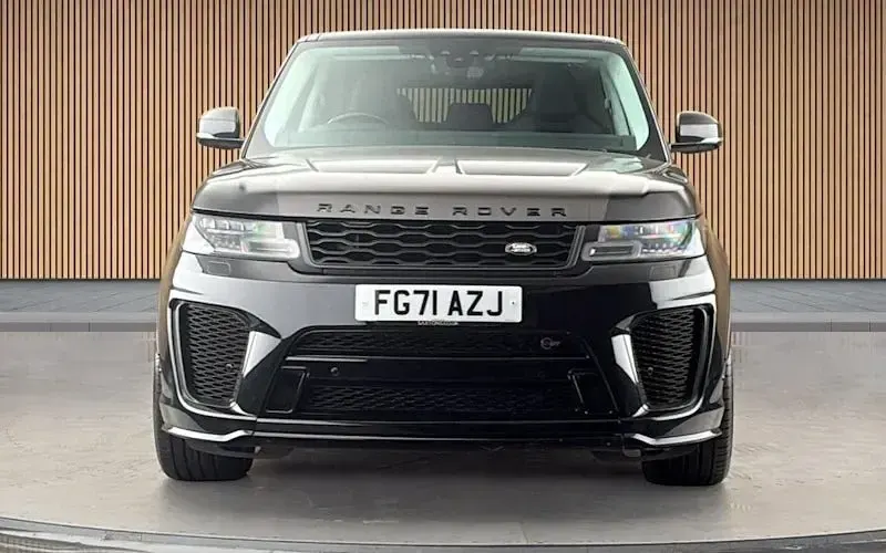 Used Land Rover Range Rover Sport SVR 575 HP (422 kW) 2021 Santorini black SUV