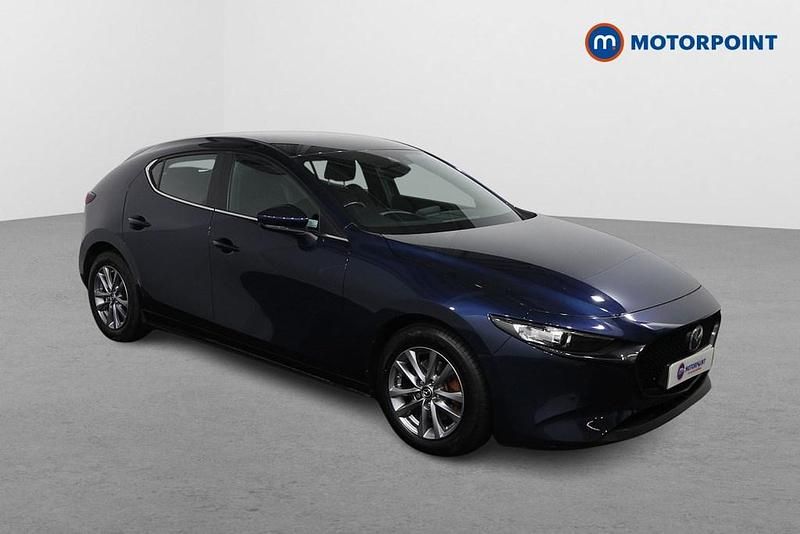Blue Used 2021 Mazda 3 Hatchback | £14,599 (Good price) - Image 1/4