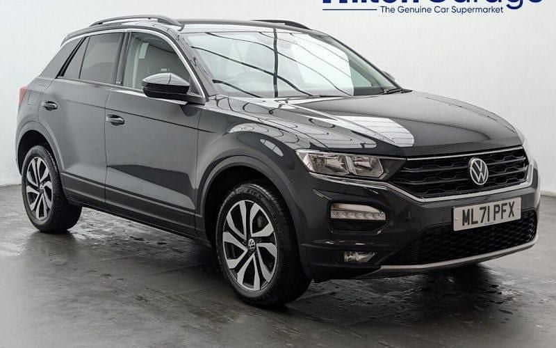 Grey Used 2021 VW T-Roc Active SUV | £17,550 (Fair price) - Image 1/4