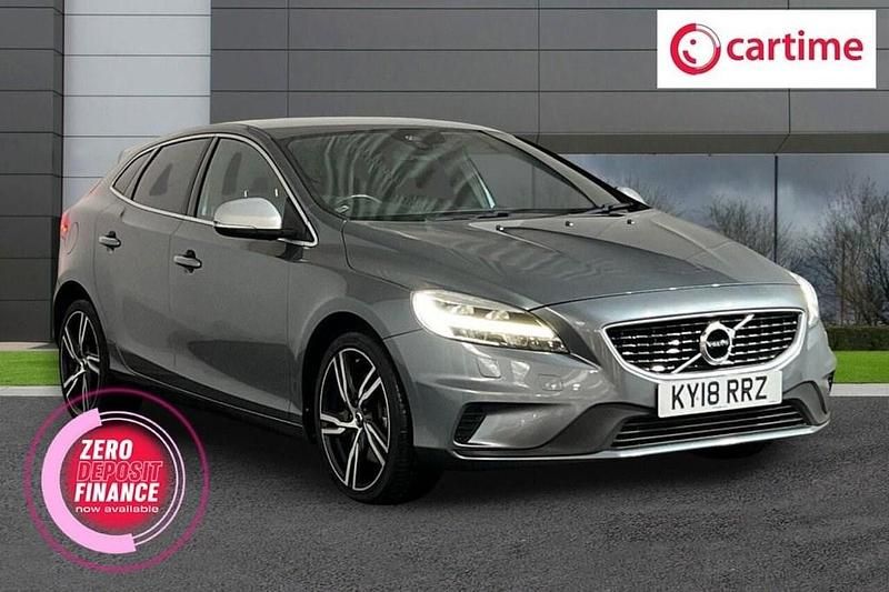 Grey Used 2018 Volvo V40 R-Design Pro Estate | £10,990 (Fair price) - Image 1/4