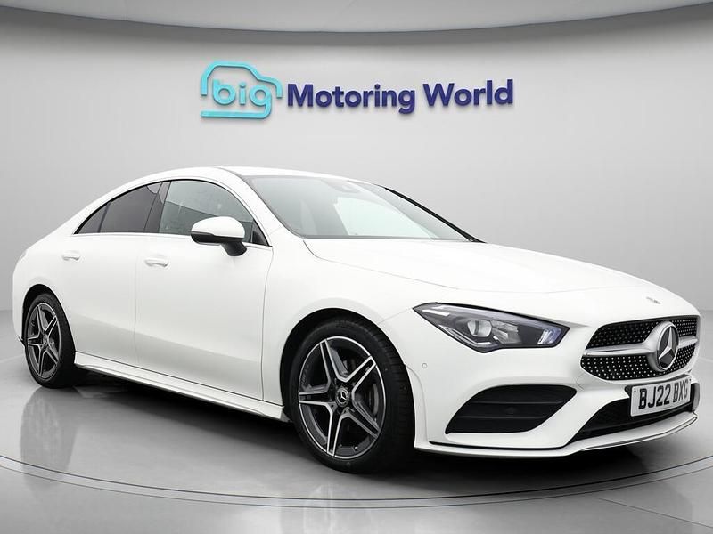 White Used 2022 Mercedes CLA180 AMG line Sedan | £21,000 (Super price) - Image 1/4