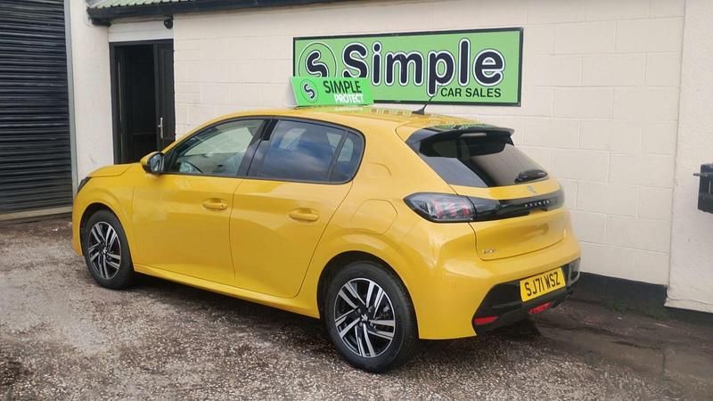 Used Peugeot 208 Allure Premium 2021 Yellow Hatchback