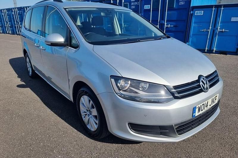 Used VW Sharan SE 140 HP (102 kW) 2014 Silver MPV