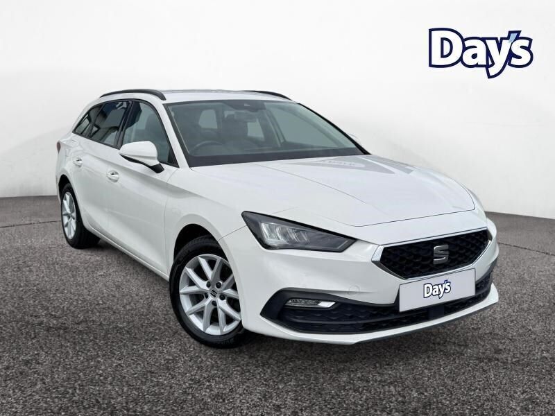 White Used 2022 Seat Leon SE Estate | £13,899 (Fair price) - Image 1/4
