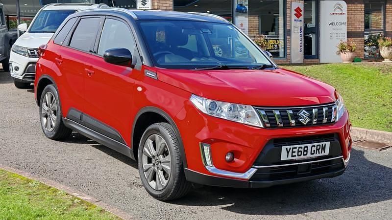 Sport red / black roof Used 2018 Suzuki Vitara SZ-T SUV | £12,495 (Fair price) - Image 1/4