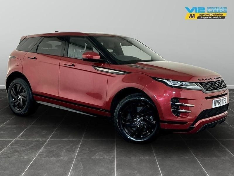 Red Used 2020 Land Rover Range Rover evoque R-Dynamic Estate | £17,995 (Good price) - Image 1/2