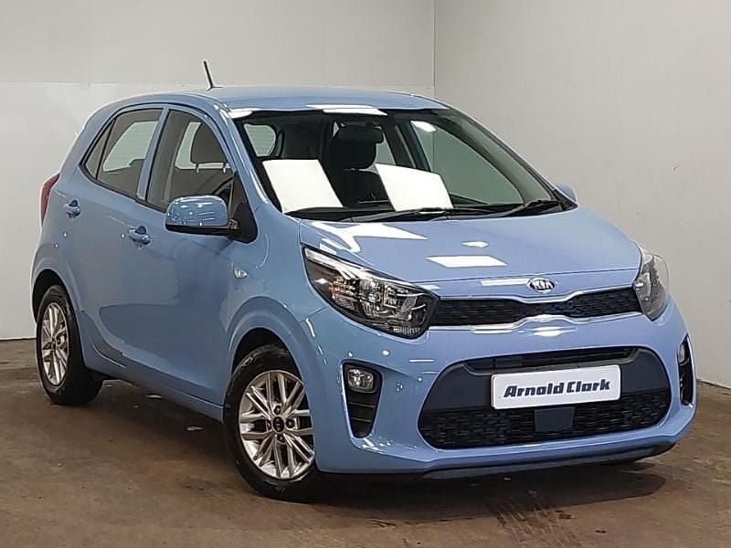 Used Kia Picanto 2021 Blue Hatchback