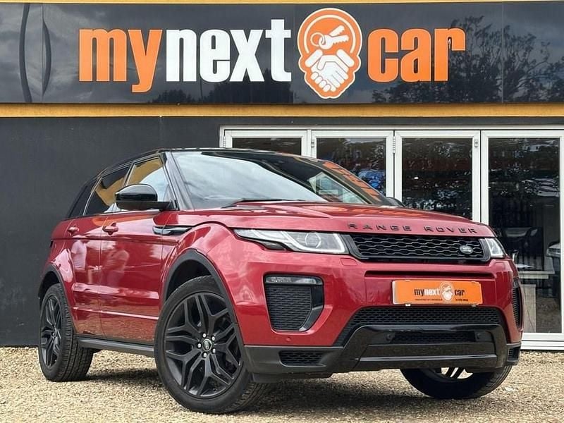 Red Used 2019 Land Rover Range Rover evoque HSE Dynamic Estate | £14,795 (Super price) - Image 1/4