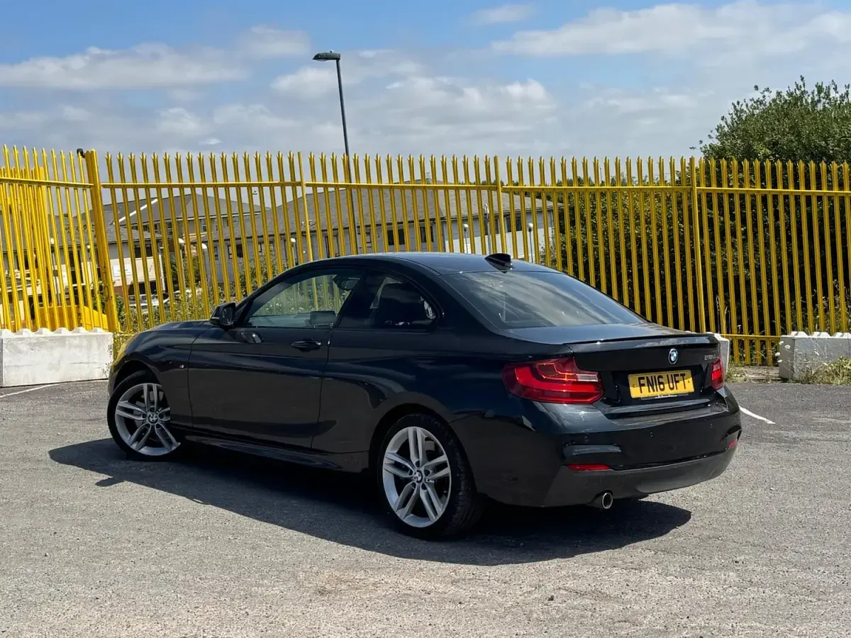 Used BMW 218 M Sport 150 HP (110 kW) 2016 Black Coupe