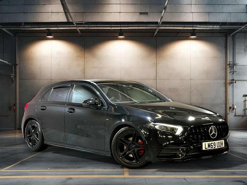 Black Used 2019 Mercedes A200 AMG Line Premium Plus Hatchback | £15,655 (Fair price) - Image 1/4