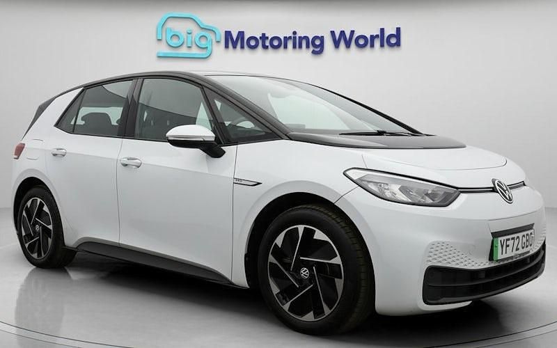 Used VW ID.3 Pro Performance 150 kW (204 HP) 2021 White Hatchback