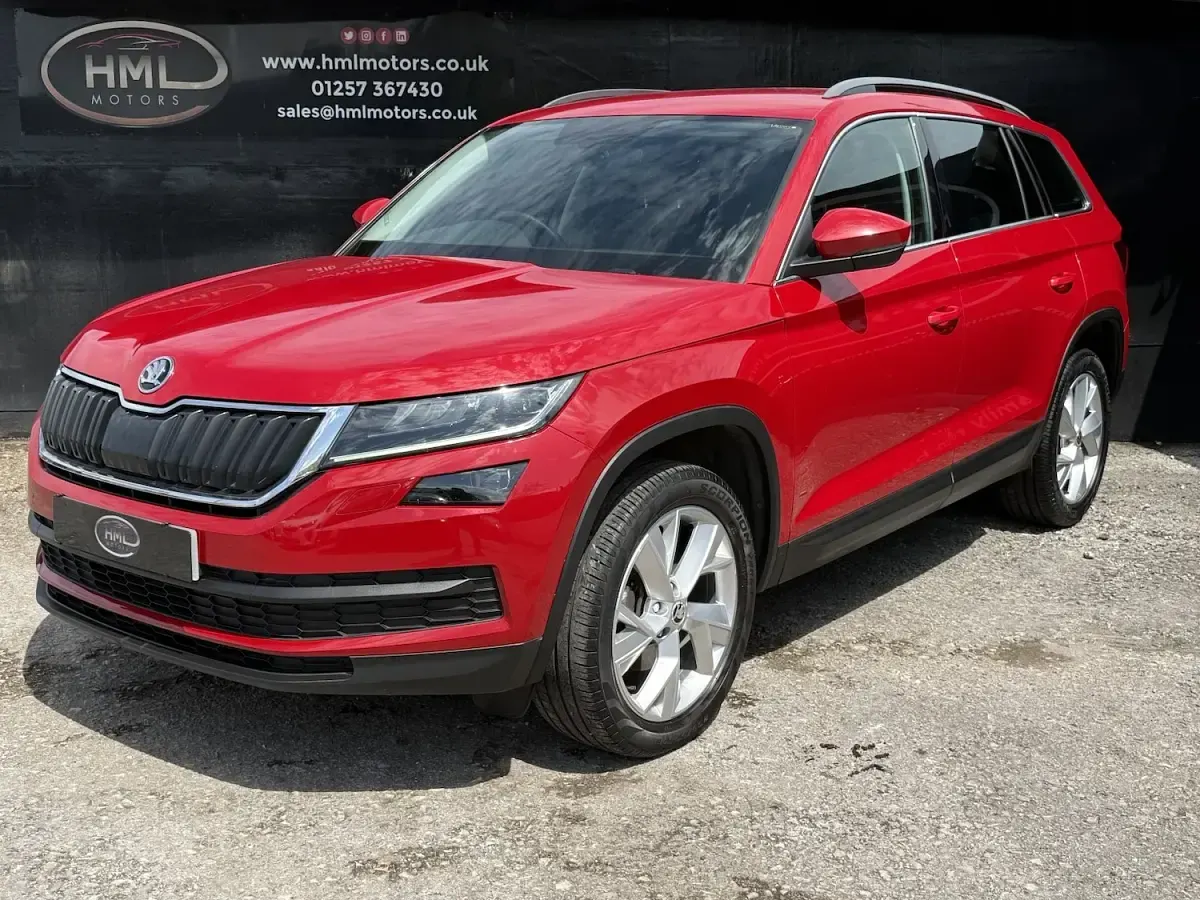 Used Skoda Kodiaq SE L 150 HP (110 kW) 2018 Red SUV