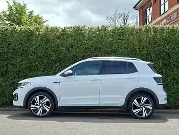 Used VW T-Cross R-line 110 HP (80 kW) 2023 White SUV