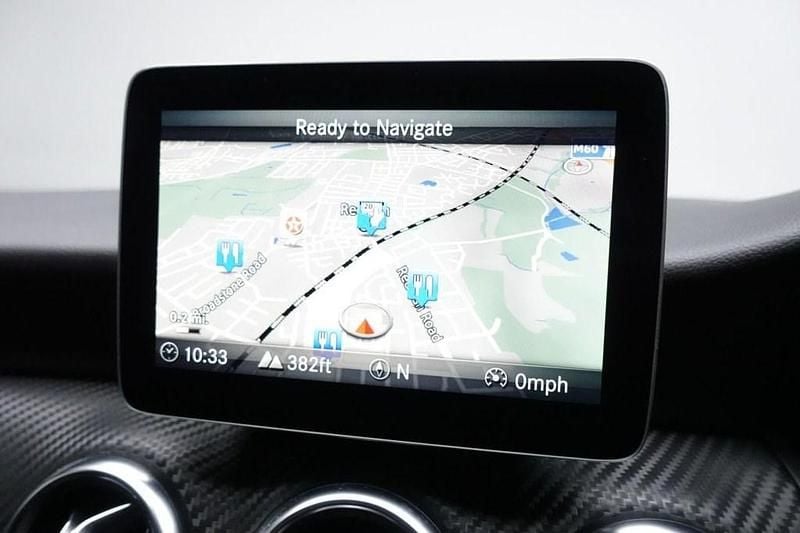 Used Mercedes A160 AMG line 102 HP (75 kW) 2018 Black Hatchback