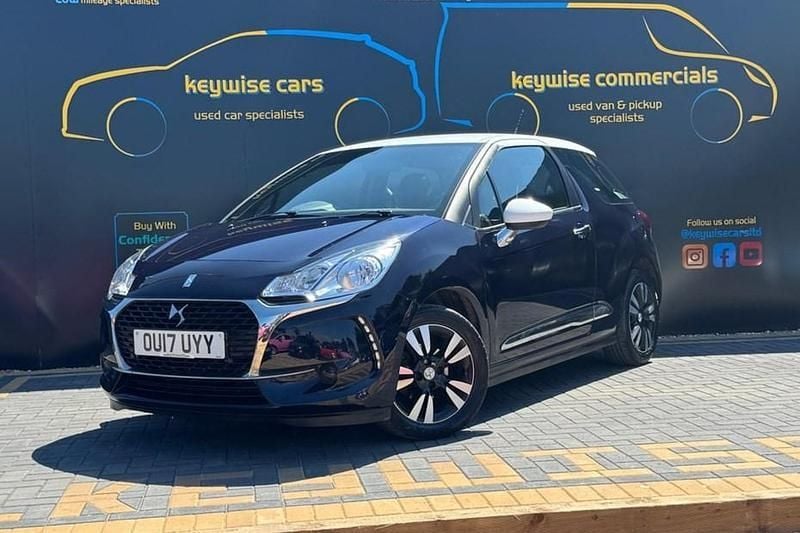 Blue Used 2017 DS Automobiles DS3 Chic Hatchback | £5,690 (Fair price) - Image 1/1