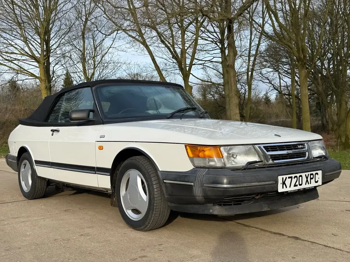 Used Saab 900 Cabriolet 1993 White Cabriolet