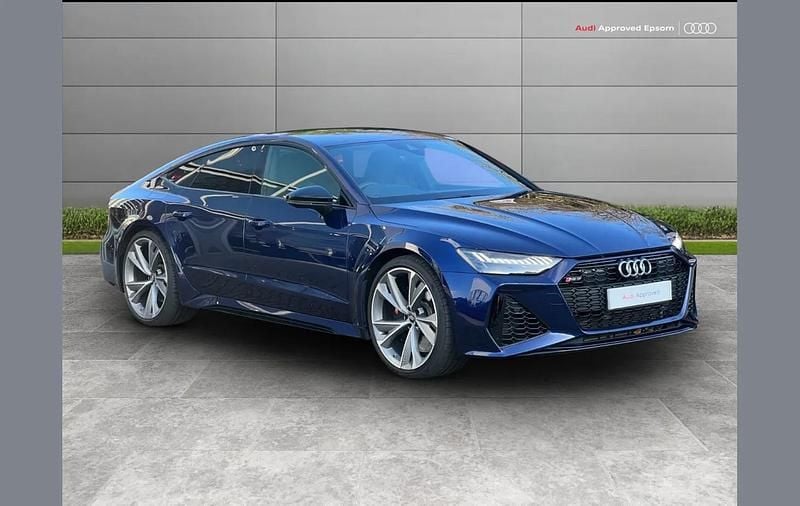 Used Audi RS7 Design 591 HP (434 kW) 2020 Blue Hatchback