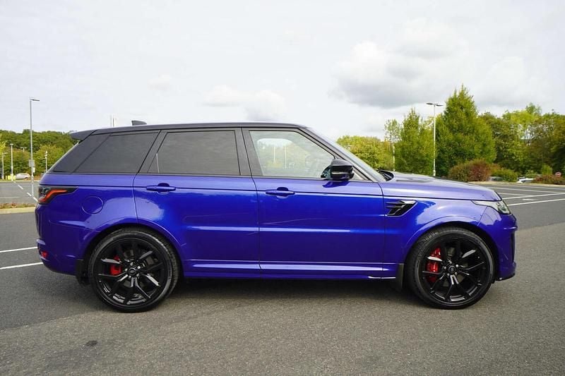 Used Land Rover Range Rover Sport SVR 575 HP (422 kW) 2021 Blue SUV