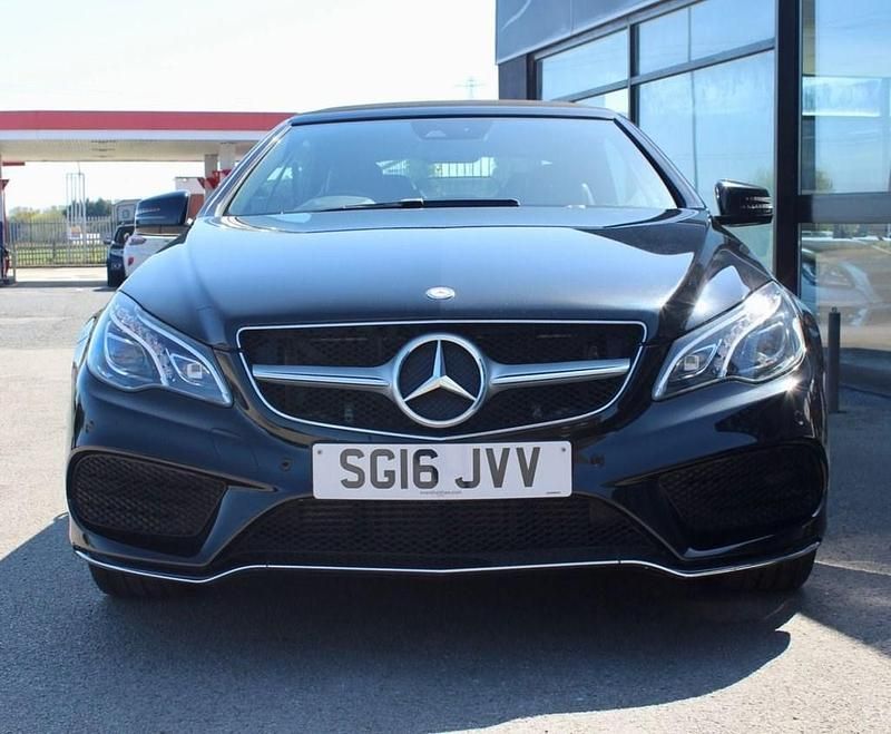 Second-hand Mercedes E200 AMG line 184 CP (135 kW) 2016 Negru Cabrio
