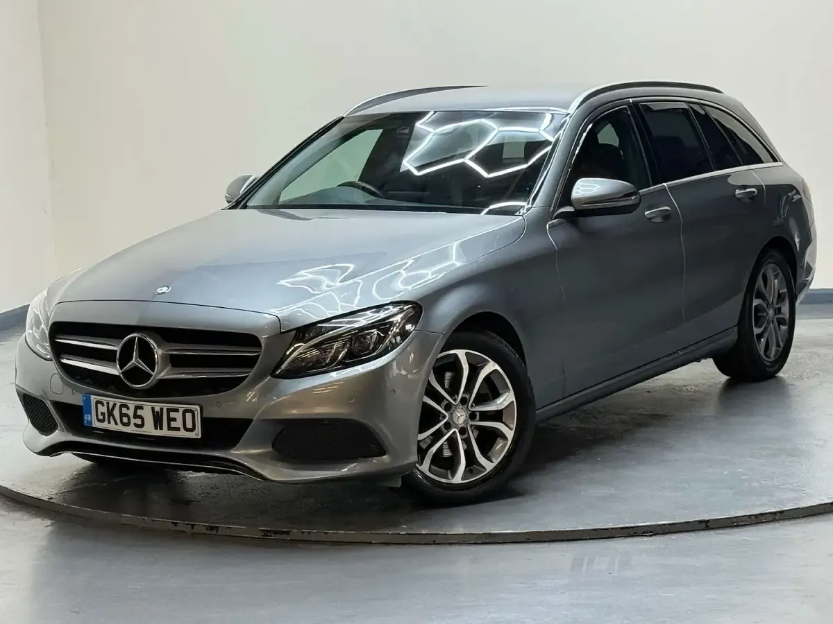 Used Mercedes C220 170 HP (125 kW) 2015 Silver Estate