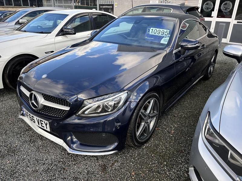 Used Mercedes C220 AMG line 2016 Blue Coupe