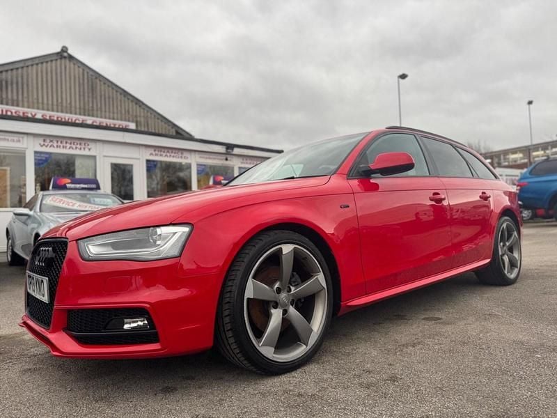 Used Audi A4 Black Edition 143 HP (105 kW) 2013 Red Estate
