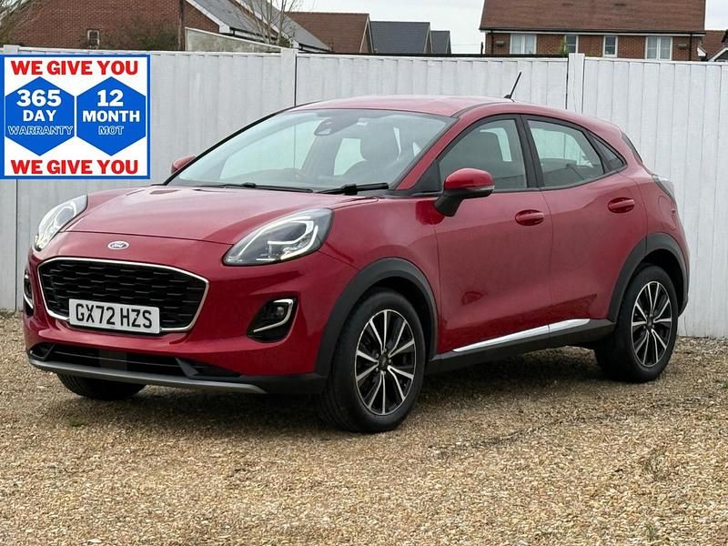 Used Ford Puma Titanium 125 HP (91 kW) 2022 Red Hatchback