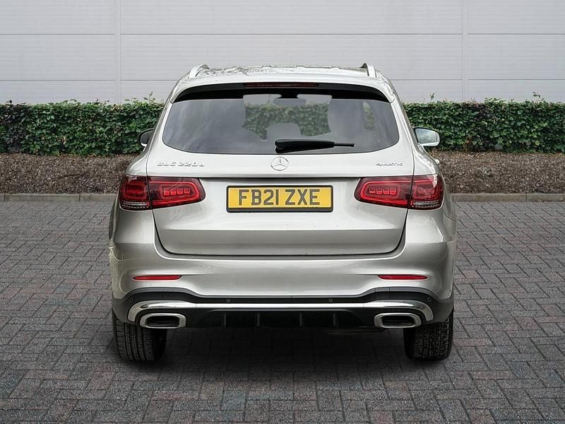 Used Mercedes GLC220 AMG line 2021 Mojave silver metallic SUV