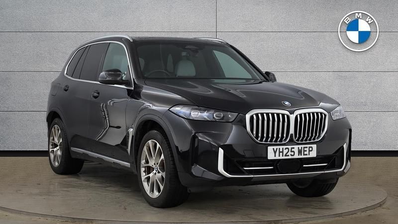 Black Used 2025 BMW X5 xLine SUV | £49,894 - Image 1/4