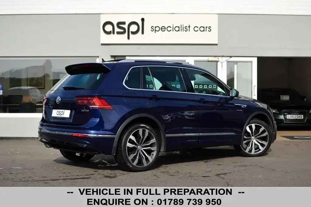 Used VW Tiguan R-line 150 HP (110 kW) 2016 Blue SUV