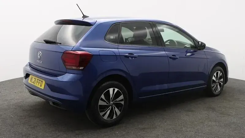 Usado VW Polo Match 95 HP (69 kW) 2021 Azul Citadino