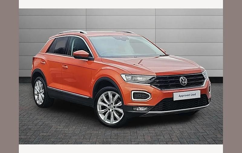 Orange Used 2020 VW T-Roc SEL SUV | £17,295 (Fair price) - Image 1/3