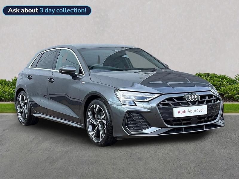 Grey New 2025 Audi A3 S-Line Hatchback | £27,469 (Super price) - Image 1/4