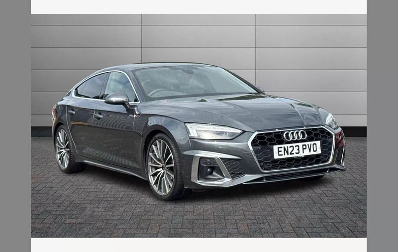 Grey Used 2023 Audi A5 Sportback S-Line Hatchback | £28,870 (Fair price) - Image 1/4