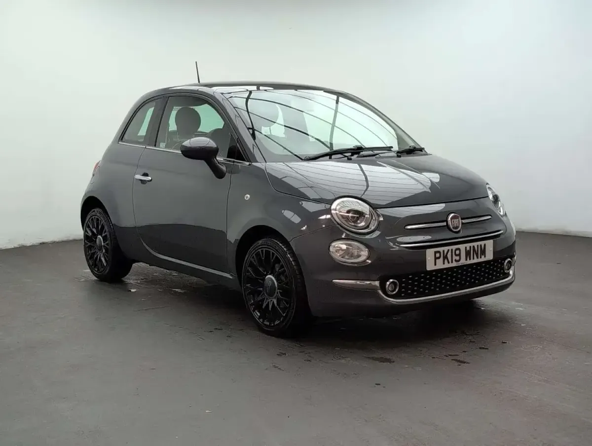 Used Fiat 500 Lounge 69 HP (50 kW) 2019 Grey Hatchback
