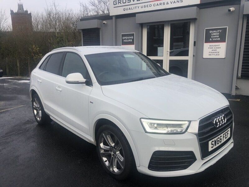 White Used 2016 Audi Q3 S-line plus SUV | £14,795 (A bit pricey) - Image 1/4